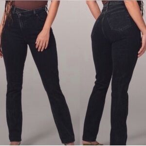 Abercrombie & Fitch 90s Slim Straight Ultra High Rise Jean
